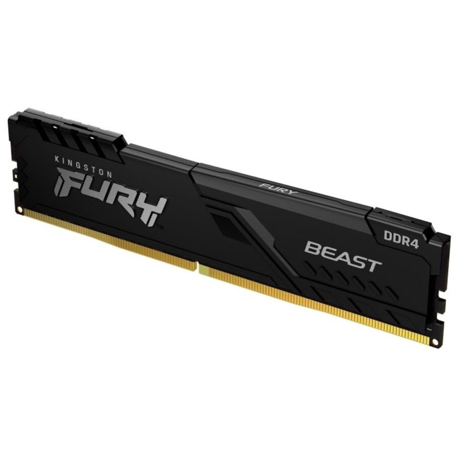 Kingston FURY Beast KF432C16BB/8 8GB (1x 8GB) U-DIMM System Memory, 3200MHz, DDR4, CL16, Black, Intel XMP