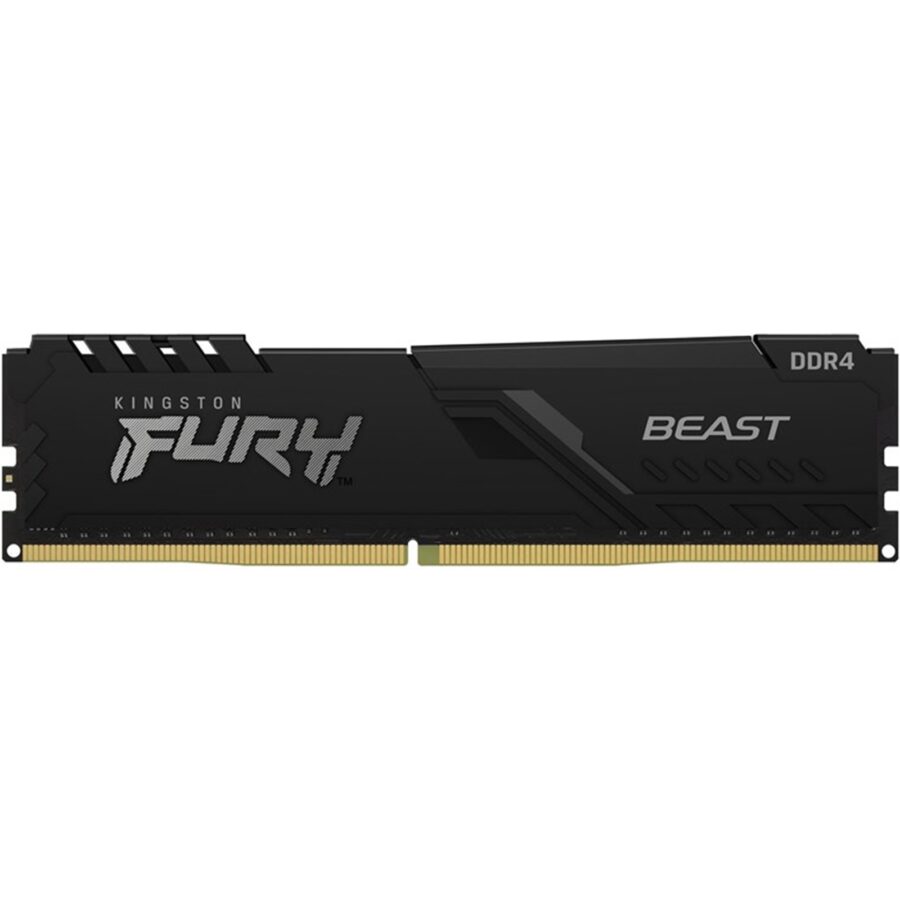 Kingston FURY Beast KF432C16BBK2/64 64GB (2x 32GB) U-DIMM System Memory, 3200MHz, DDR4, CL16, Black, Intel XMP