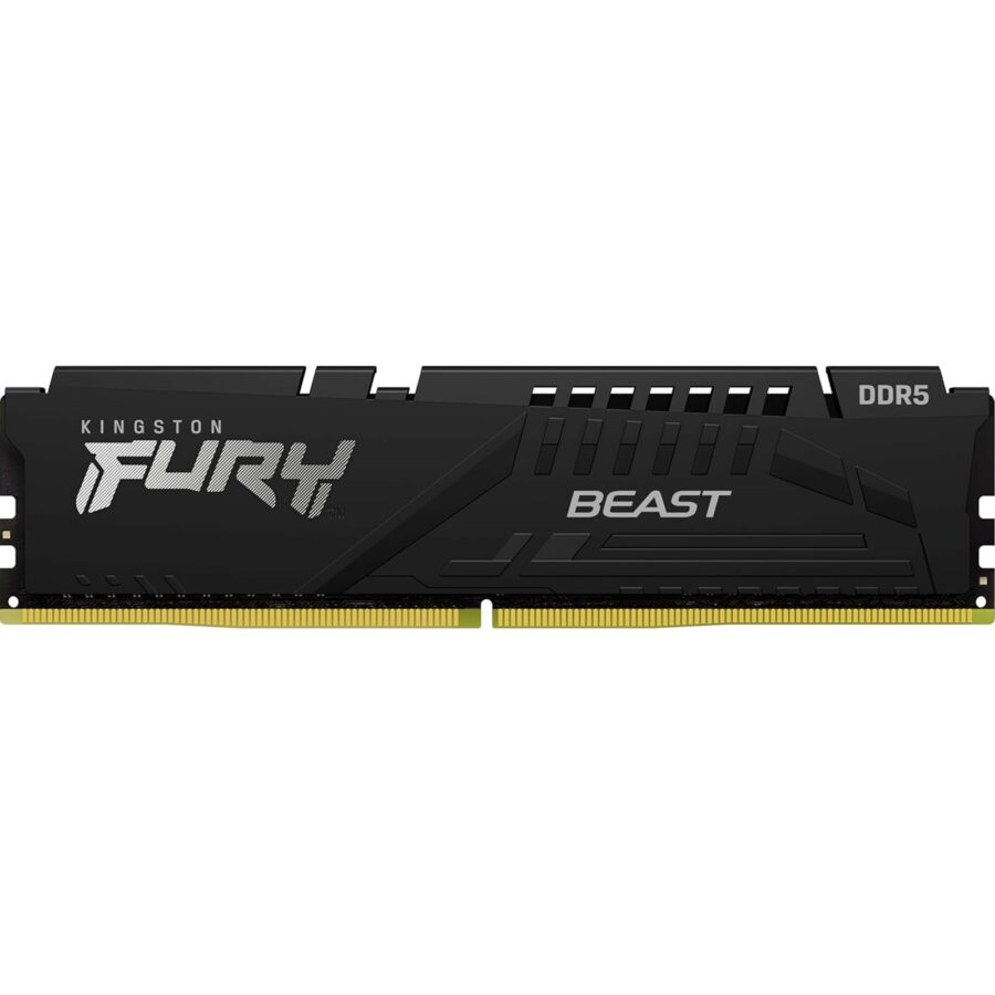 Kingston FURY Beast KF556C40BBK2-64 64GB (2x 32GB) DIMM System Memory, 5600MHz, DDR5, CL40, Black, Intel XMP