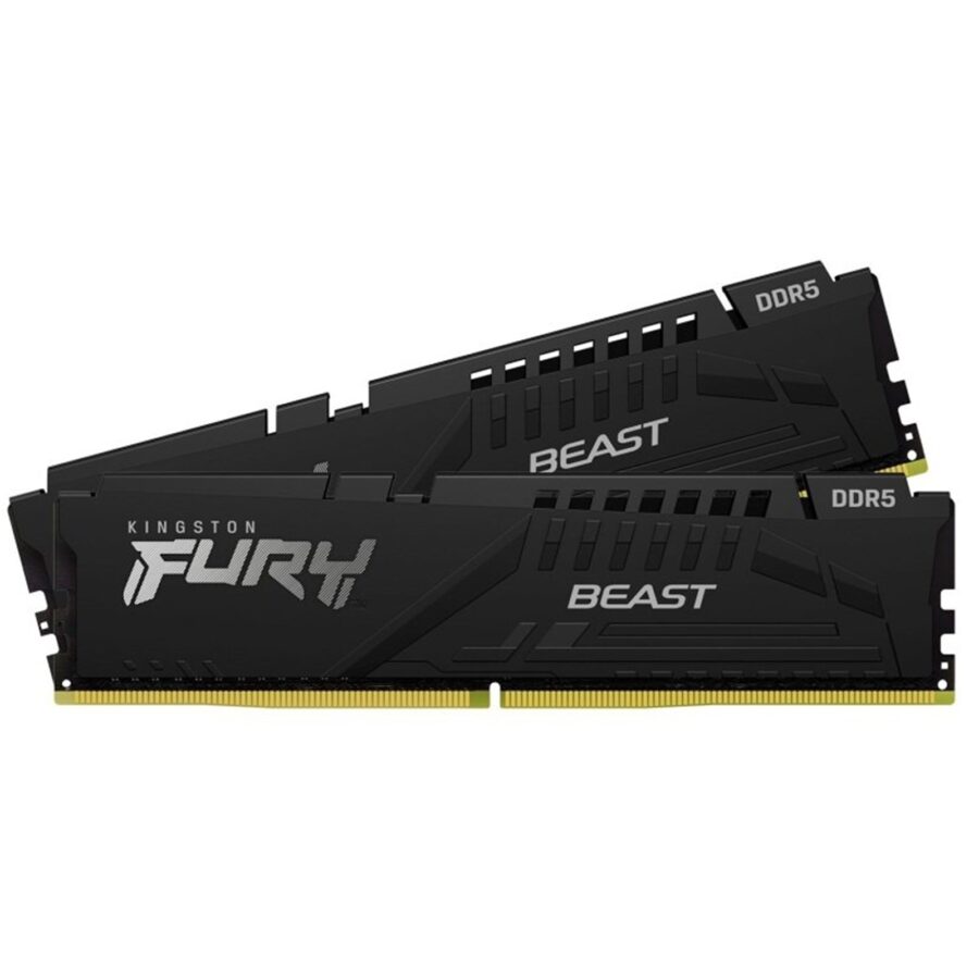 Kingston FURY Beast KF560C36BBE2K2-32 32GB (2x 16GB) U-DIMM System Memory, 6000MHz, DDR5, CL36, Black, Intel XMP, AMD EXPO