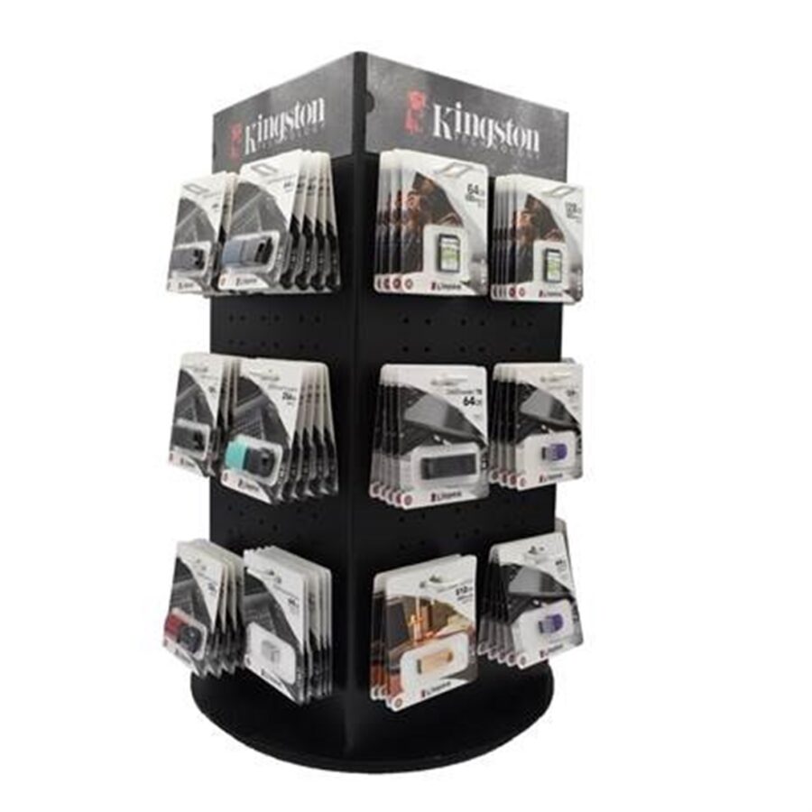 Kingston Technology Countertop Display Stand, 115 Unit Capacity