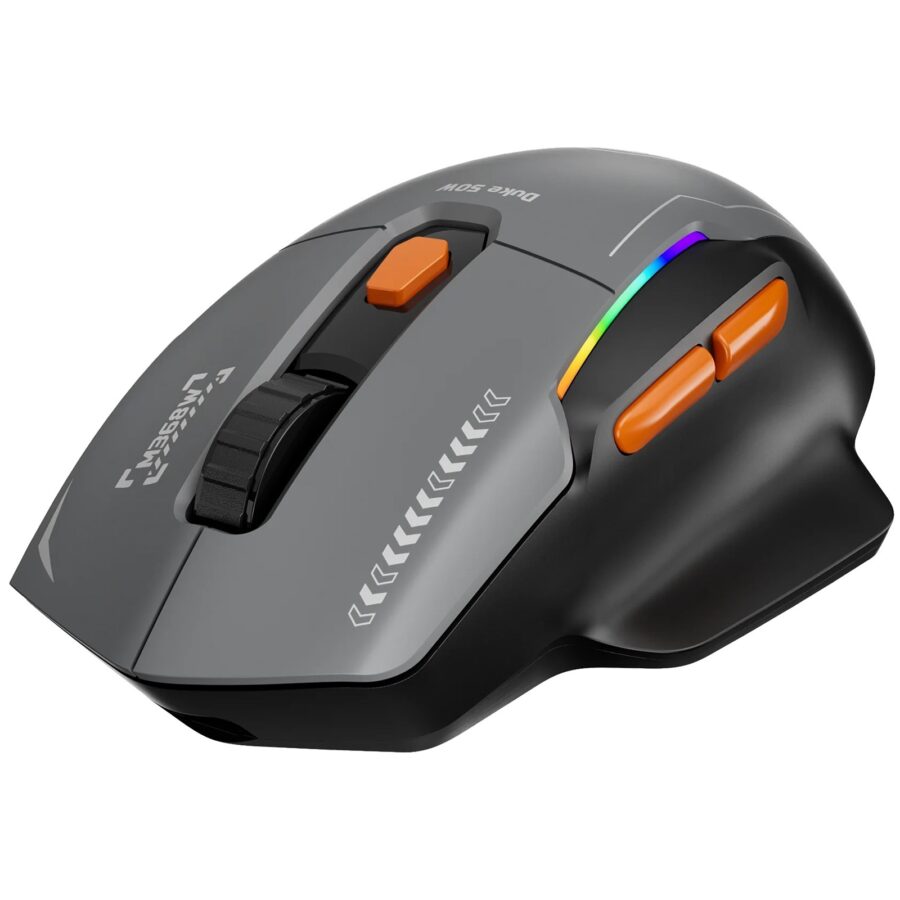 Marvo Duke 50 M368W Wireless Gaming Mouse, Tri-Mode Connectivity USB, 2.4GHz & Bluetooth, 6 DPI levels (800 - 12800), 1000Hz Polling Rate, 13 Mode RGB Backlighting, 79g