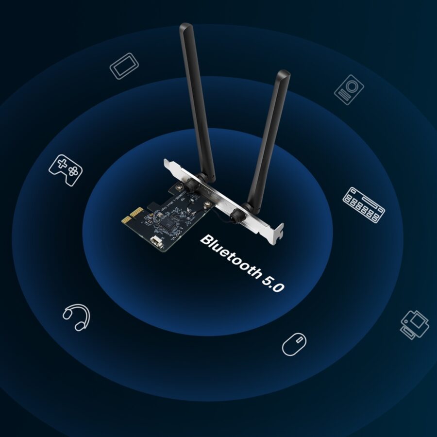 Mercusys MA30E AC1200 WiFi Bluetooth PCIe Adapter