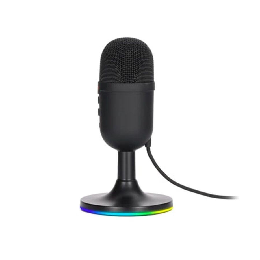 Marvo Scorpion MIC-06 Blast 40 USB RGB Noise Cancelling Wired Microphone (Black)