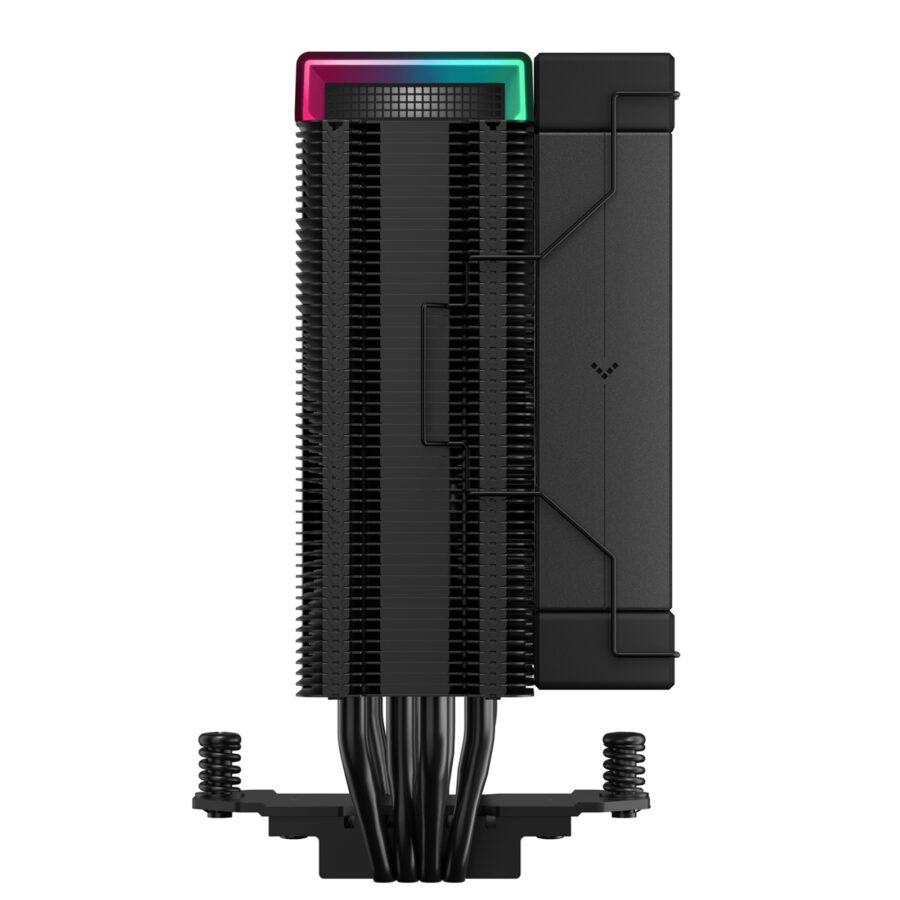 DeepCool AK400 Digital Pro CPU Air Cooler, ARGB Fan & Digital Display, 120mm PWM Fan, 4 Copper Heatpipes, Quiet Operation, Intel & AMD Compatible Black