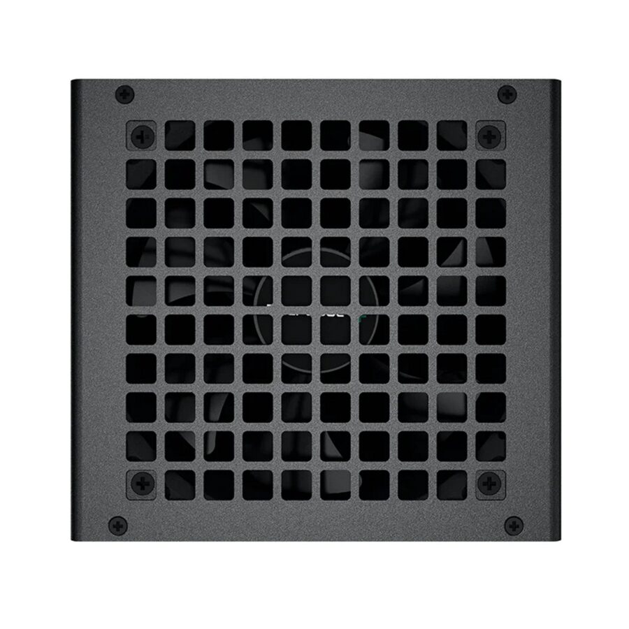 DeepCool PF500 500W PSU, 120mm Silent Hydraulic Bearing Fan, 80 PLUS White, Non Modular, UK Plug, Flat Black Cables, Efficient & Affordable