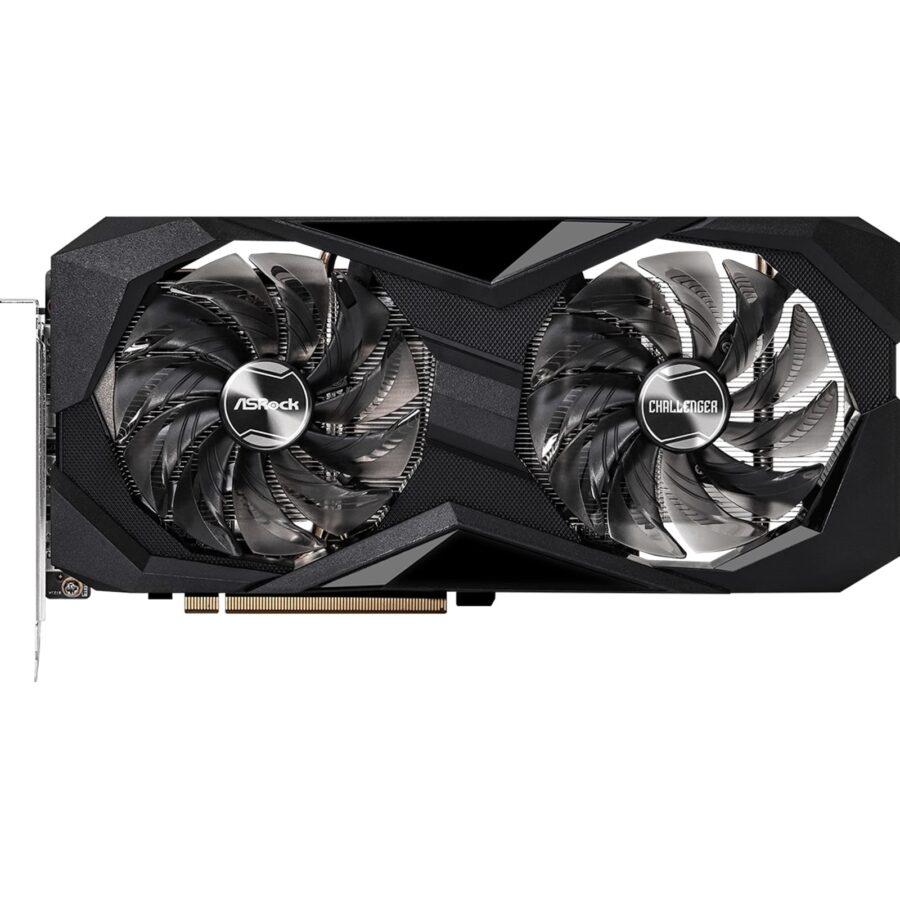 ASRock AMD Radeon RX 7600 Challenger OC 8GB GDDR6 Graphics Card, 2048 Streams, 2695 MHz Boost Clock, Dual Fan, 3x DisplayPorts / 1x HDMI Port