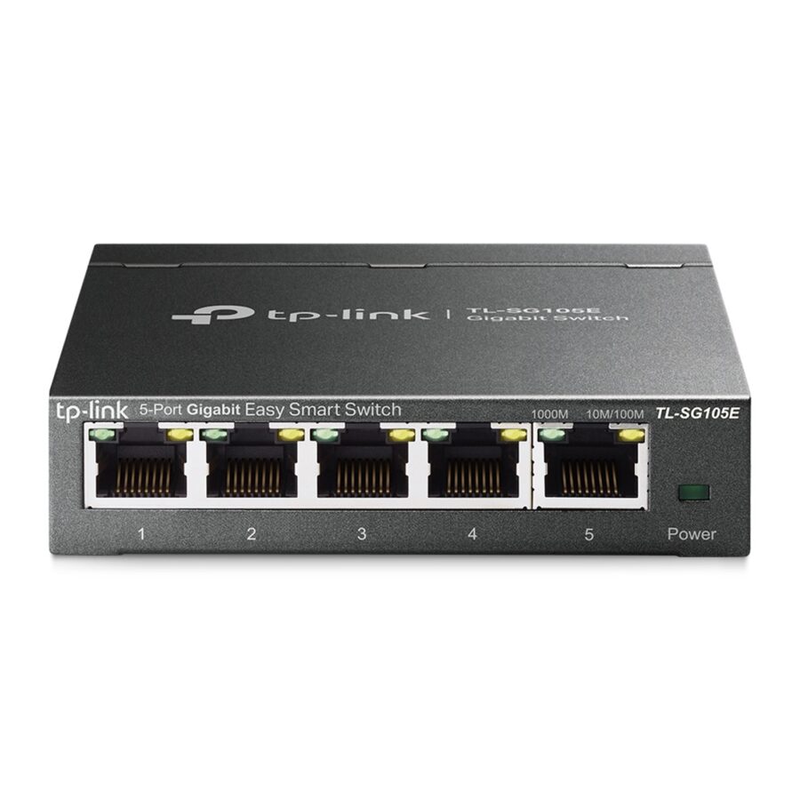 TP-Link TL-SG105E 5-Port Metal Gigabit Easy Smart Switch