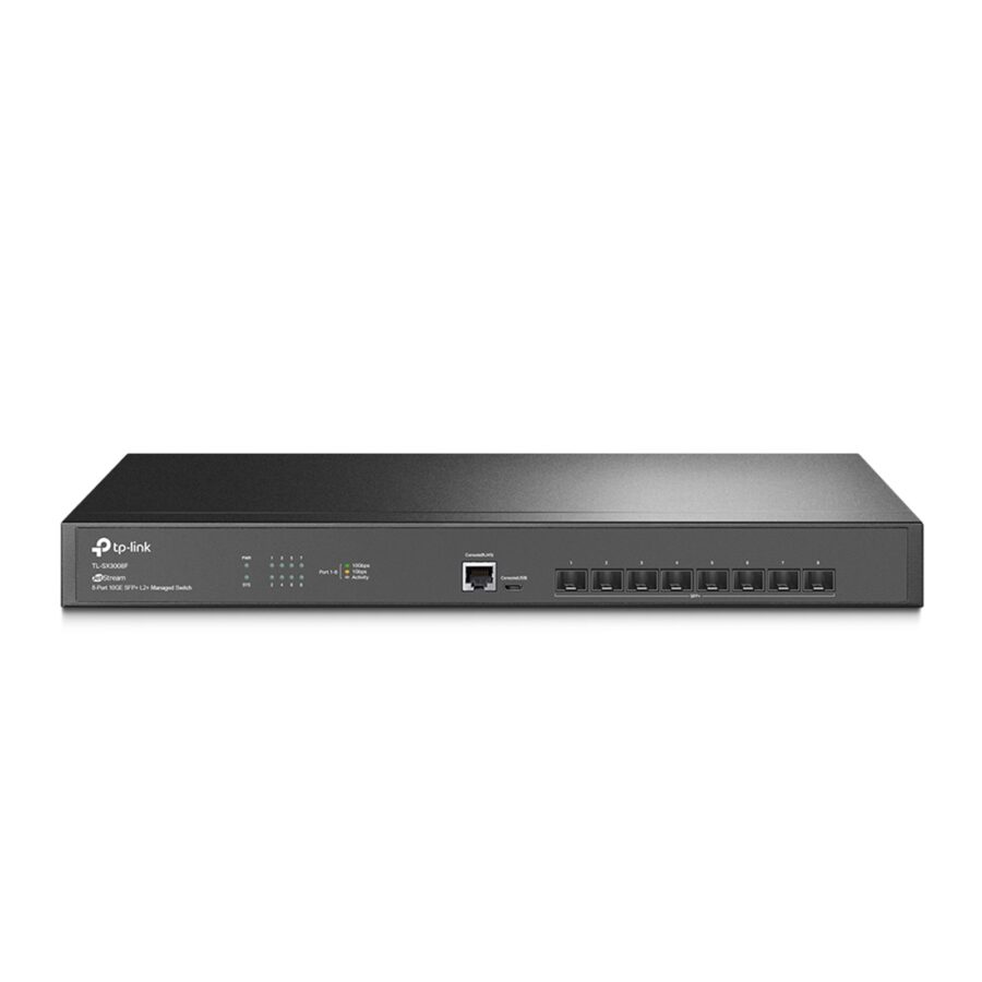 TP-Link JetStream TL-SX3008F 8-Port Metal 10GE SFP+ L2+ Managed Switch