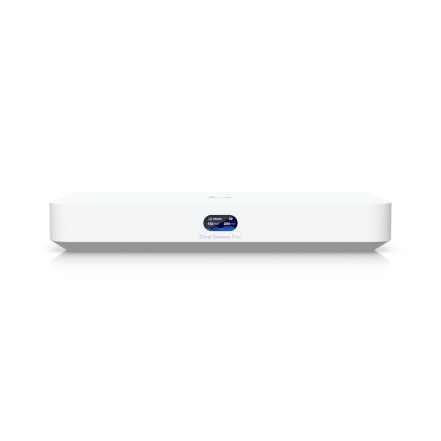 Ubiquiti UCG-FIBER UniFi Cloud Gateway Fiber Combined 2.5 GBE Switch, NVR, Router and Gateway