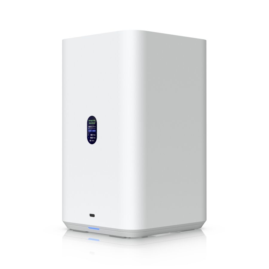 Ubiquiti UNAS-2-W UniFi NAS 2 Bay 2.5GbE RJ45 Network Attached Storage Device (White)