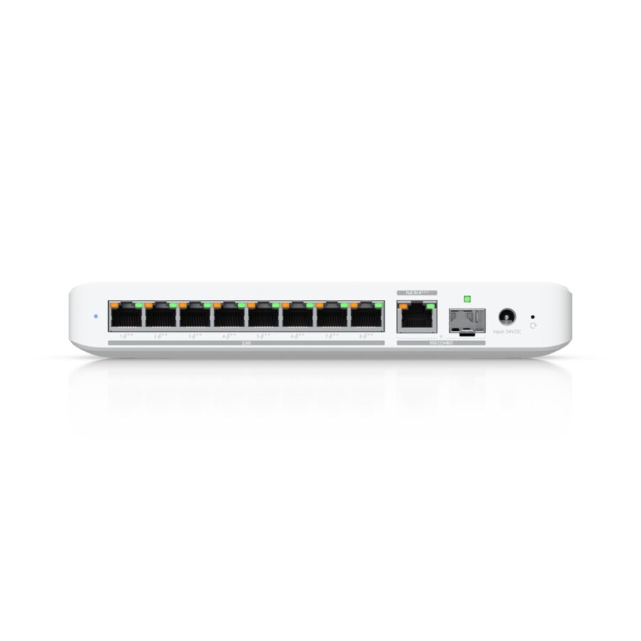 Ubiquiti USW-FLEX-2.5G-8-POE UniFi Flex 2.5G Ultra Compact 8 Port POE/USB-C Powered POE++ Managed Switch