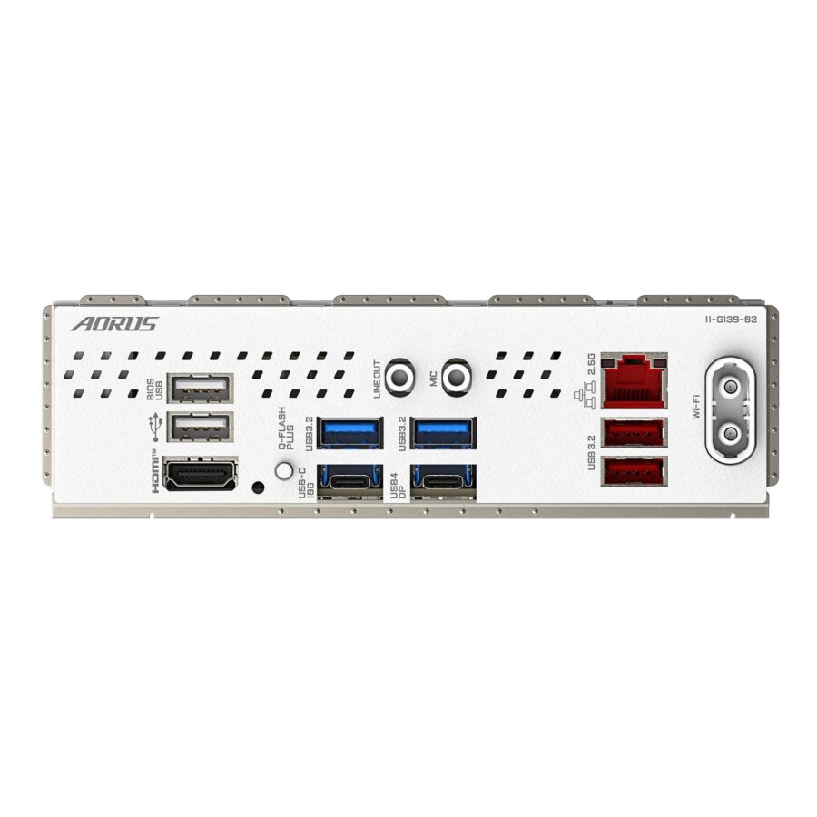 Gigabyte X870I AORUS PRO ICE AMD AM5 Socket Motherboard, Mini-ITX, 2x DDR5 Slots, 2x M.2 Sockets, Fitted I/O Shield, 2.5GbE LAN, Wi-Fi 7, 1x HDMI Port / 1x USB-C (USB4)